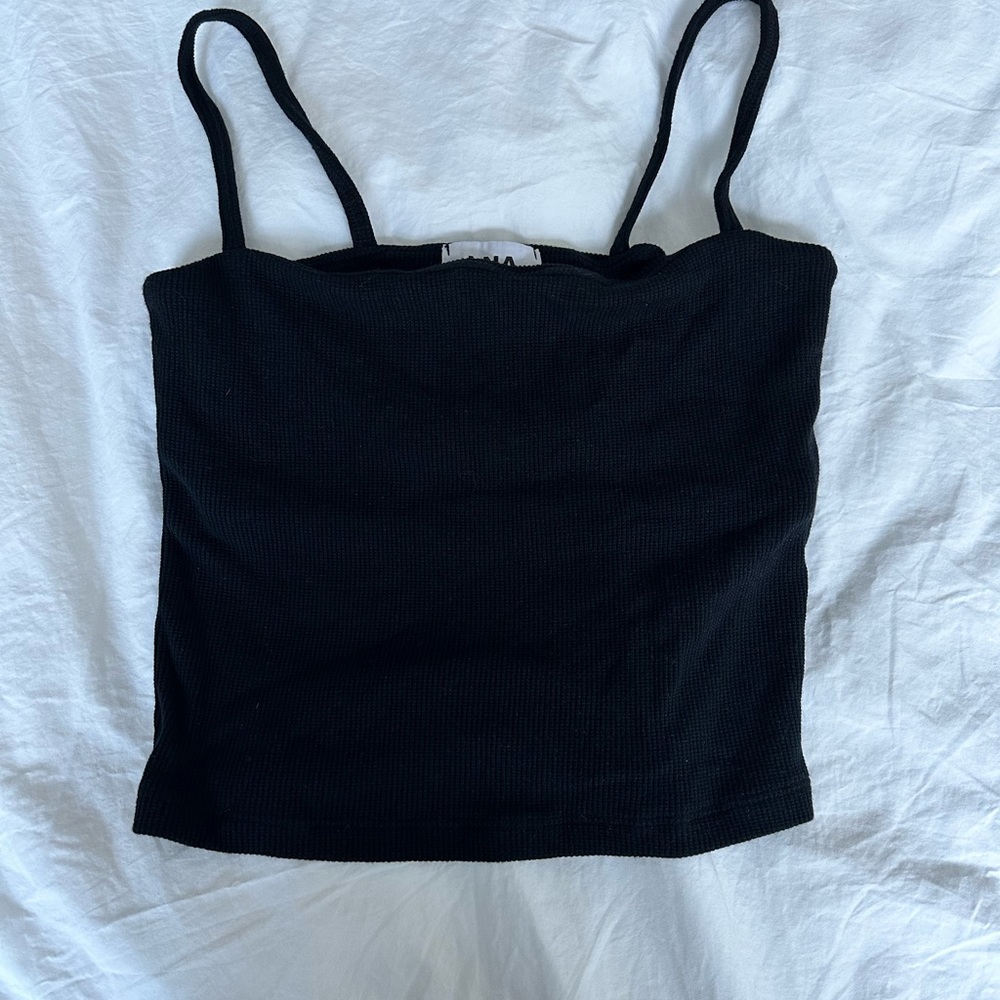 LNA Spaghetti Strap Crop Top